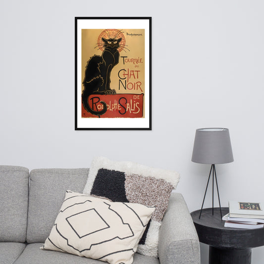 Tournée du Chat Noir de Rodolphe Salis, 1896, poster, framed (cm)