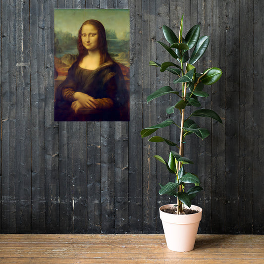The Mona Lisa by Leonardo da Vinci, c. 1503, poster (cm)