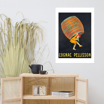 Cognac Pellisson vintage poster (cm)