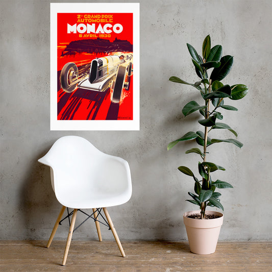 Monaco Grand Prix 1930 poster (cm)