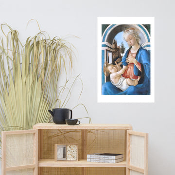 Madonna and Child painting by Sandro Botticeli, c.1467, poster (inches)