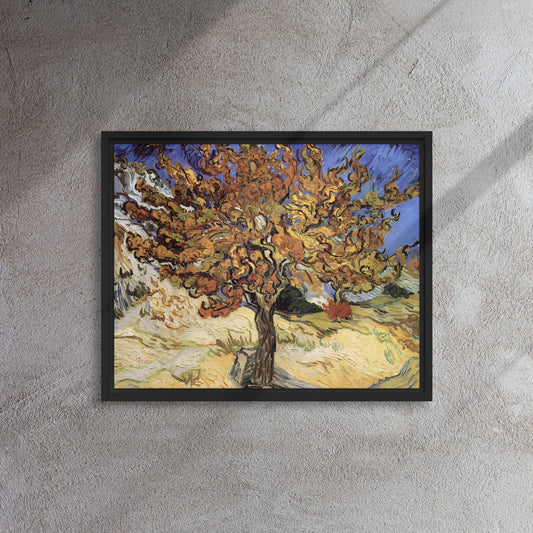 The Mulberry Tree by Vincent van Gogh framed canvas