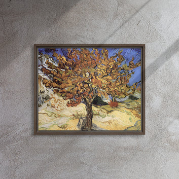 The Mulberry Tree by Vincent van Gogh framed canvas