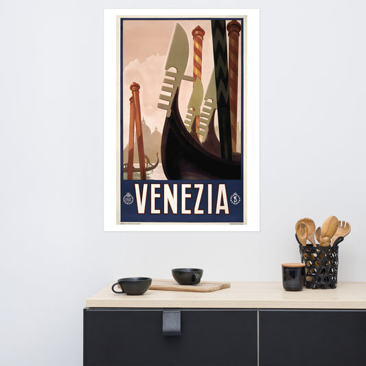 Venice vintage travel poster (cm)